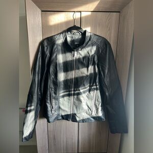 Reitmans Black Leather Jacket